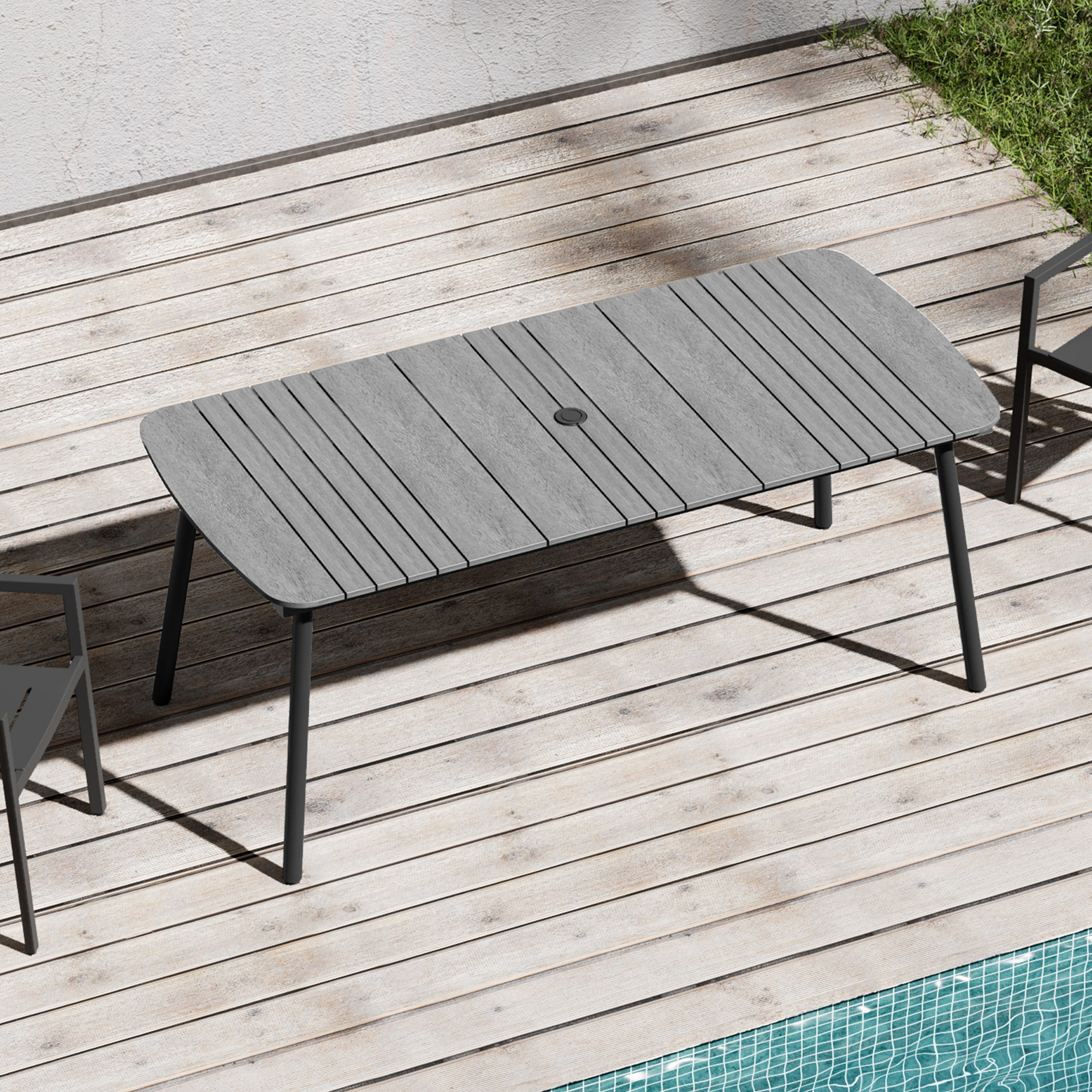 Crestlive Products CL-TB059GRY180 Patio-Tables - View #2