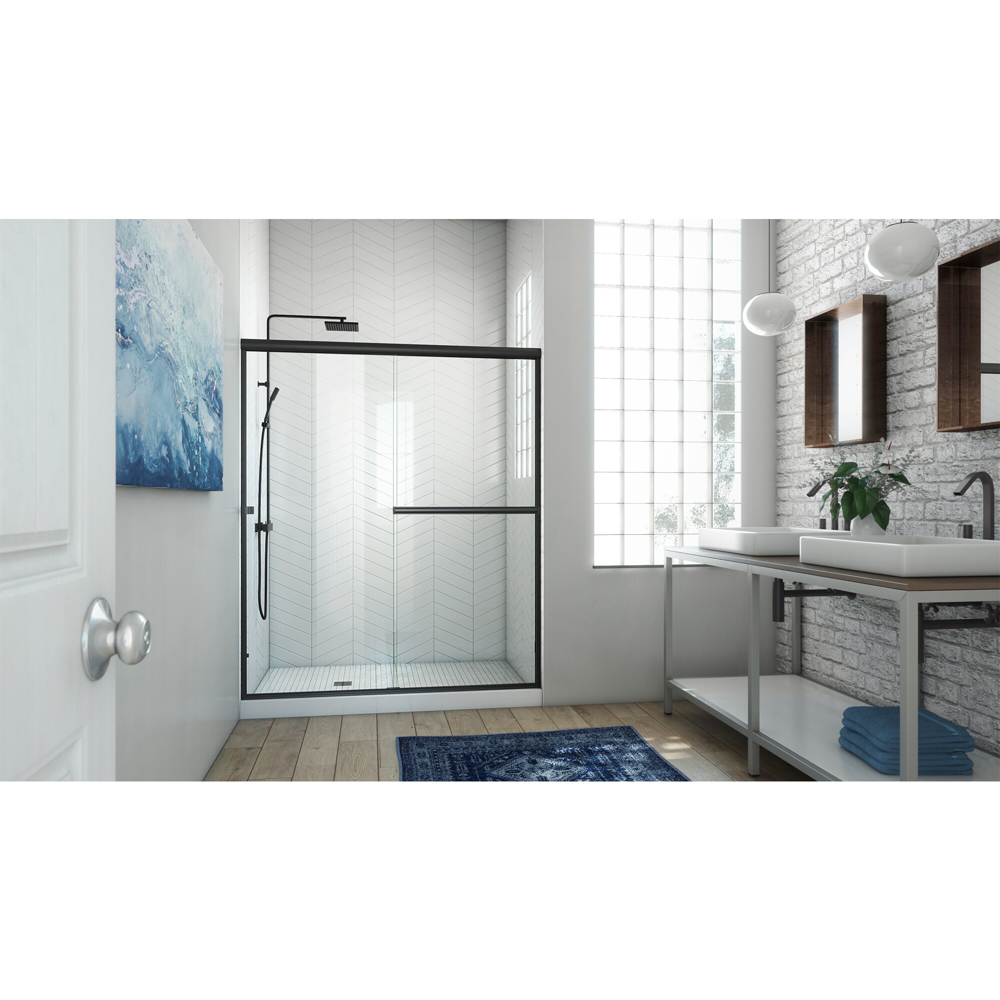 Arizona Shower Door LESE60X703MBCL Shower-Doors - View #8