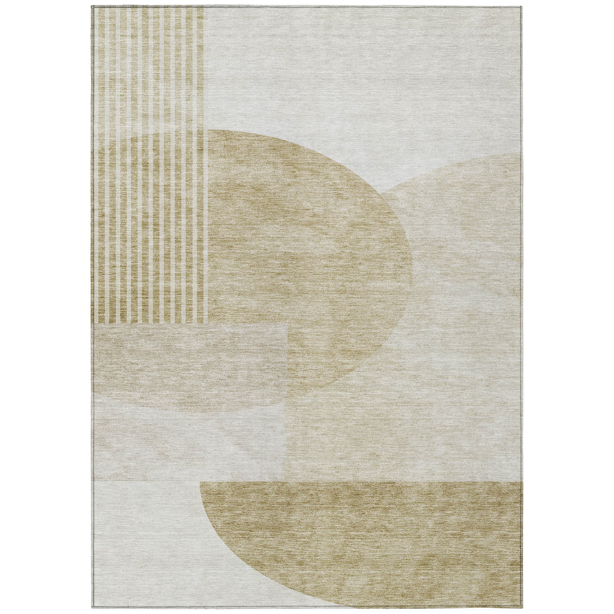Addison Rugs ACN678BR8X10 Chantille ACN678BR 8 x 10 (ft) Polyester Brown Rectangular Indoor/Outdoor Geometric Machine washable Area rug