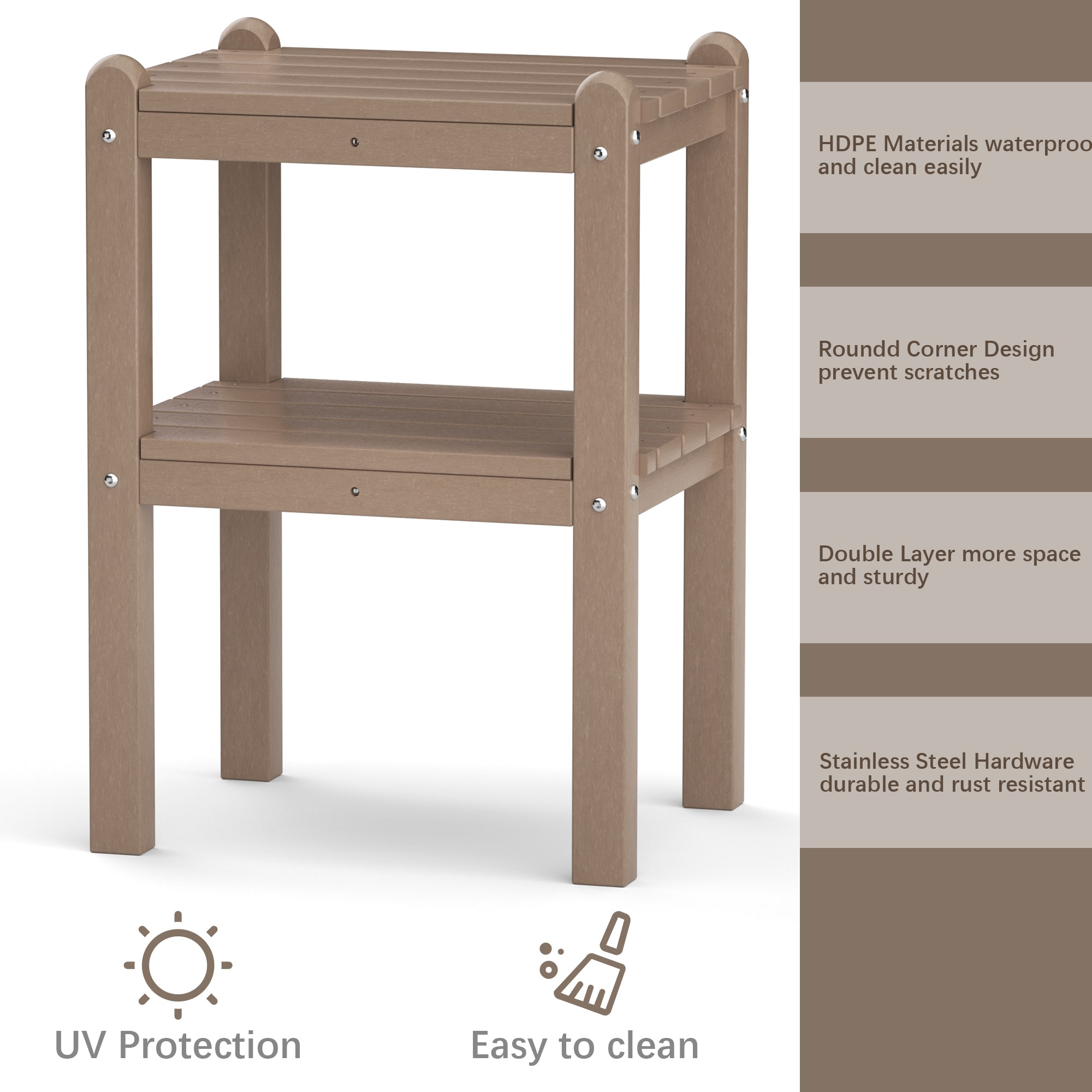 Poly furniture ST-HE03-WW Patio-Tables - View #3