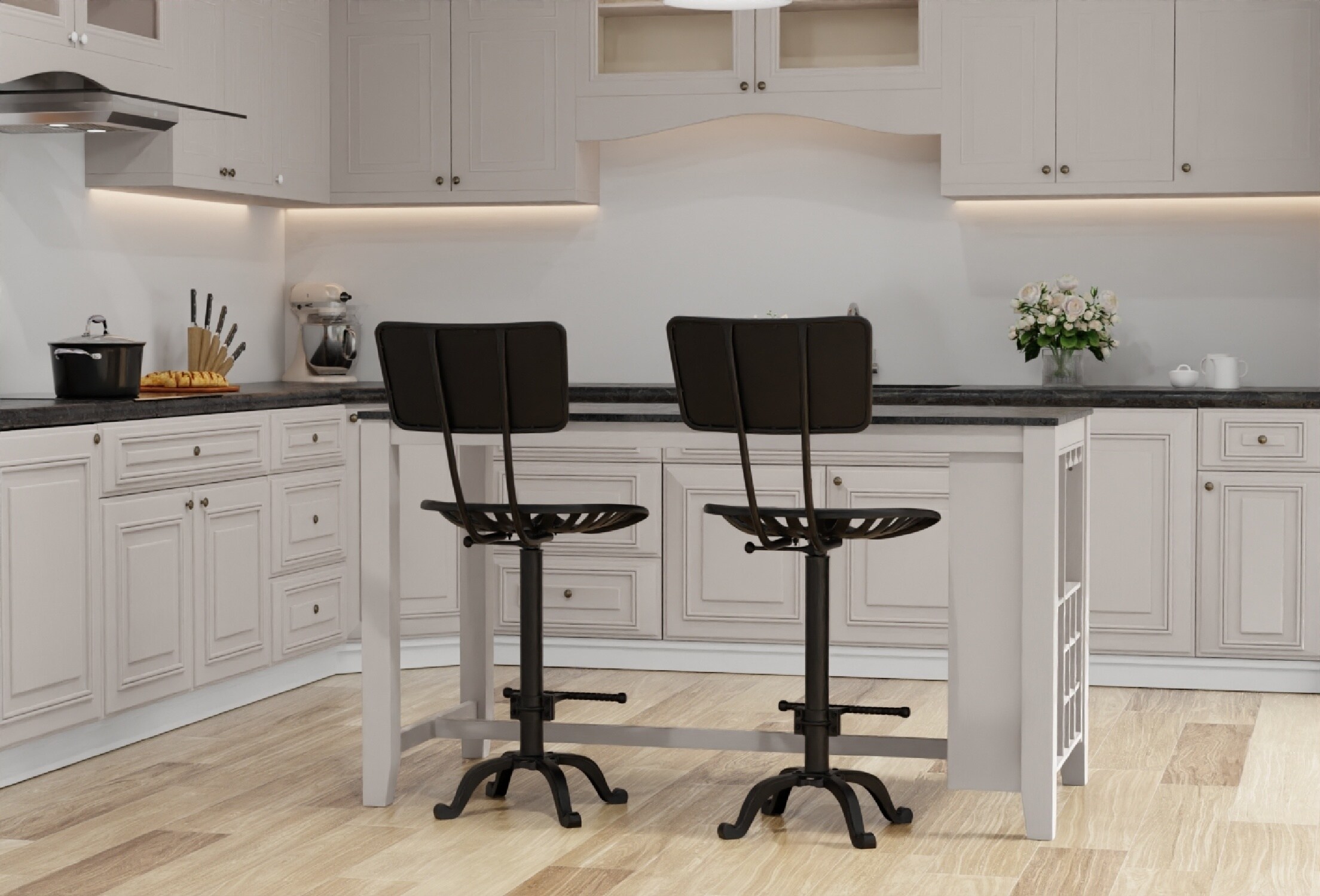 Carolina Cottage 3400WB-BLK stools - View #11