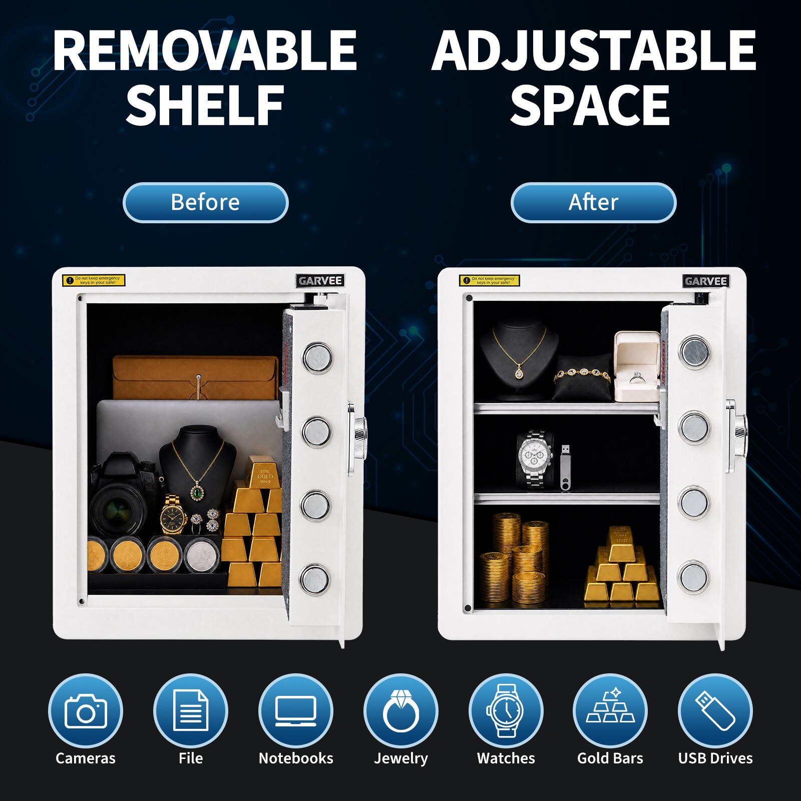 Garvee BPL-JC9VESXH0WAC Floor-Wall-Safes - View #8