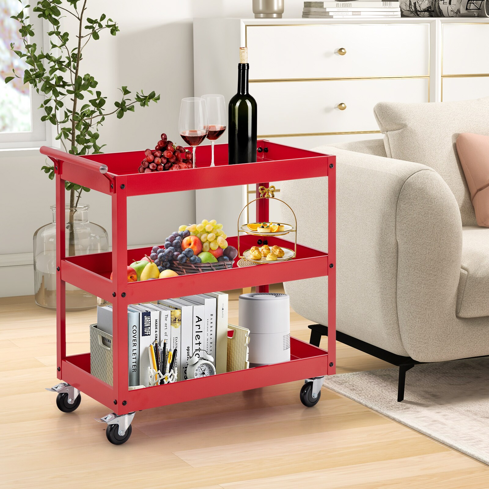 Slickblue D-CO-ER21186WH Utility-Carts - View #2