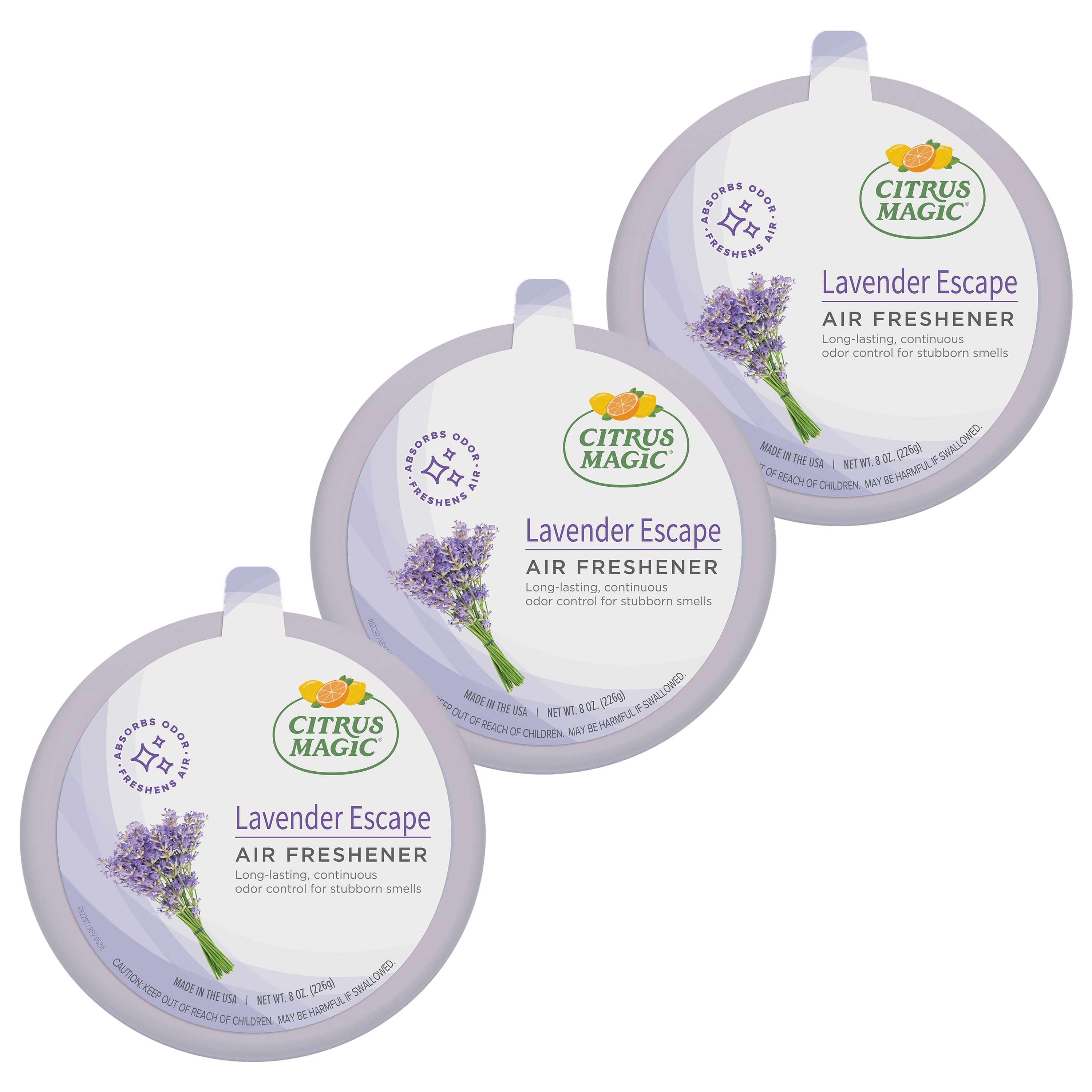 Citrus Magic 8-oz Lavender Odor Eliminators Air Freshener (3-Pack