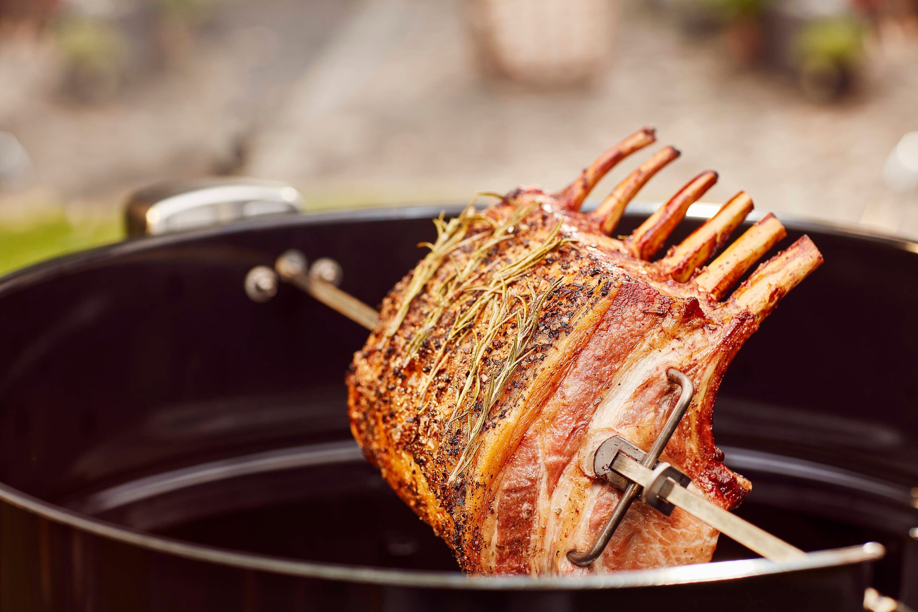 Weber Charcoal 21 in Steel Grill Rotisserie 2290 at Lowes