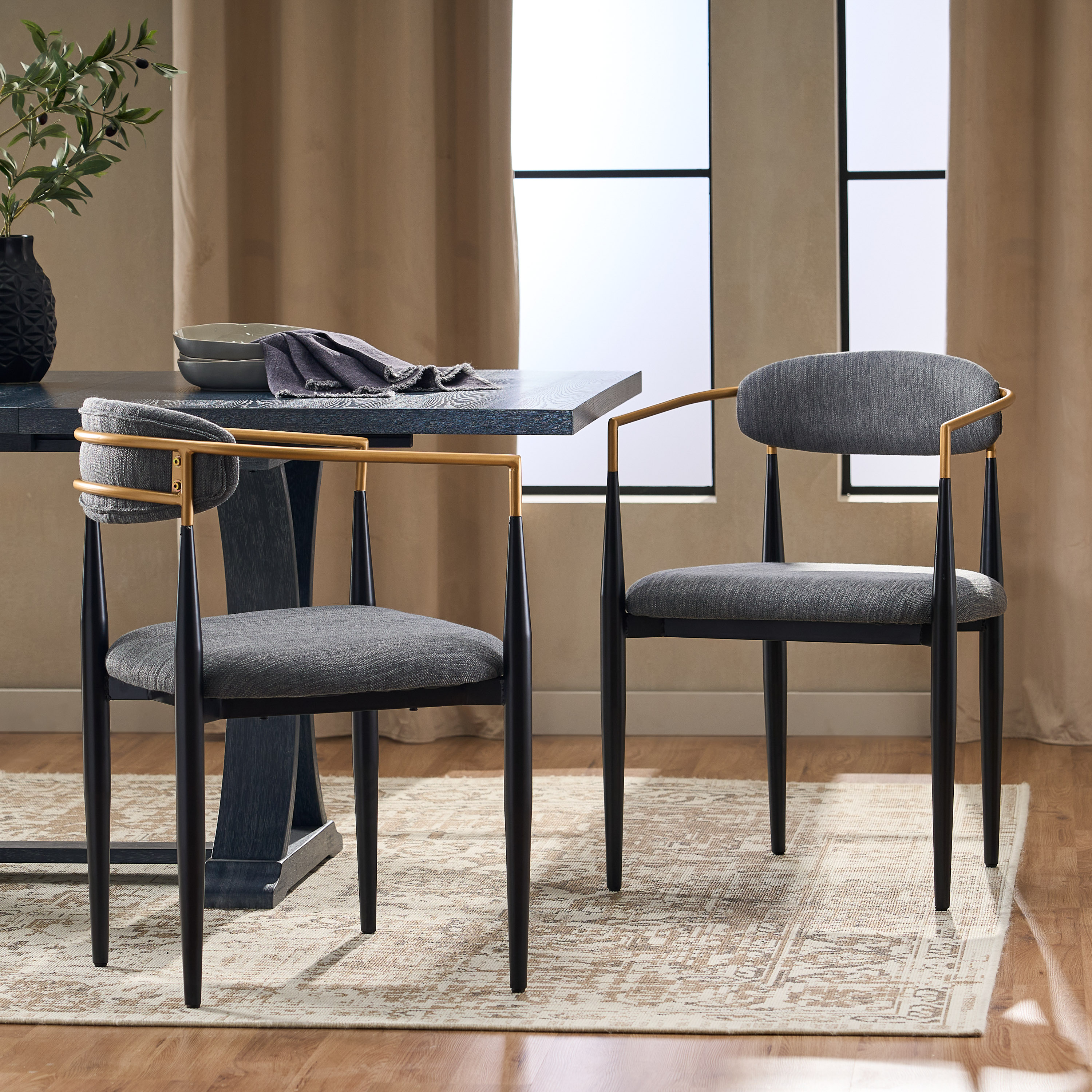 LOVMOR DINING CHAIR SET OF 2