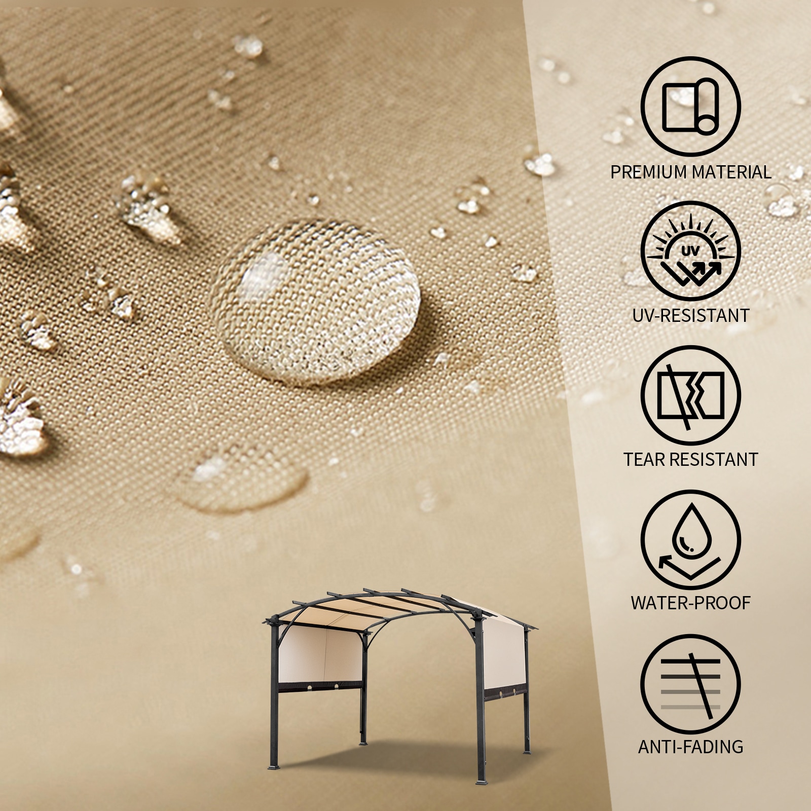 Winado LO1G57000649+650 Wood-Resin-Gazebos - View #5