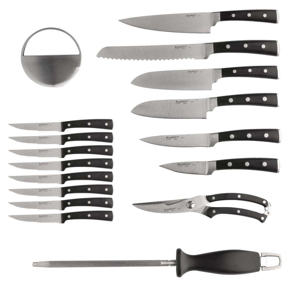 Cuisinepro Sabre 20 Piece Knife Set with Stainless Steel Blades and  Triple-Riveted Handles - Includes Block - Premium Quality German Cutlery  for Your Kitchen in the Cutlery department at