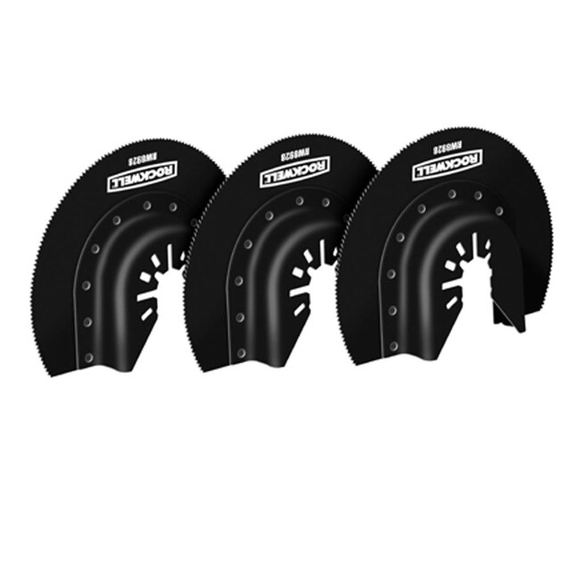 ROCKWELL 3-1/8 Inch High Speed Steel Semicircle Saw Blade, 3-Pack at 