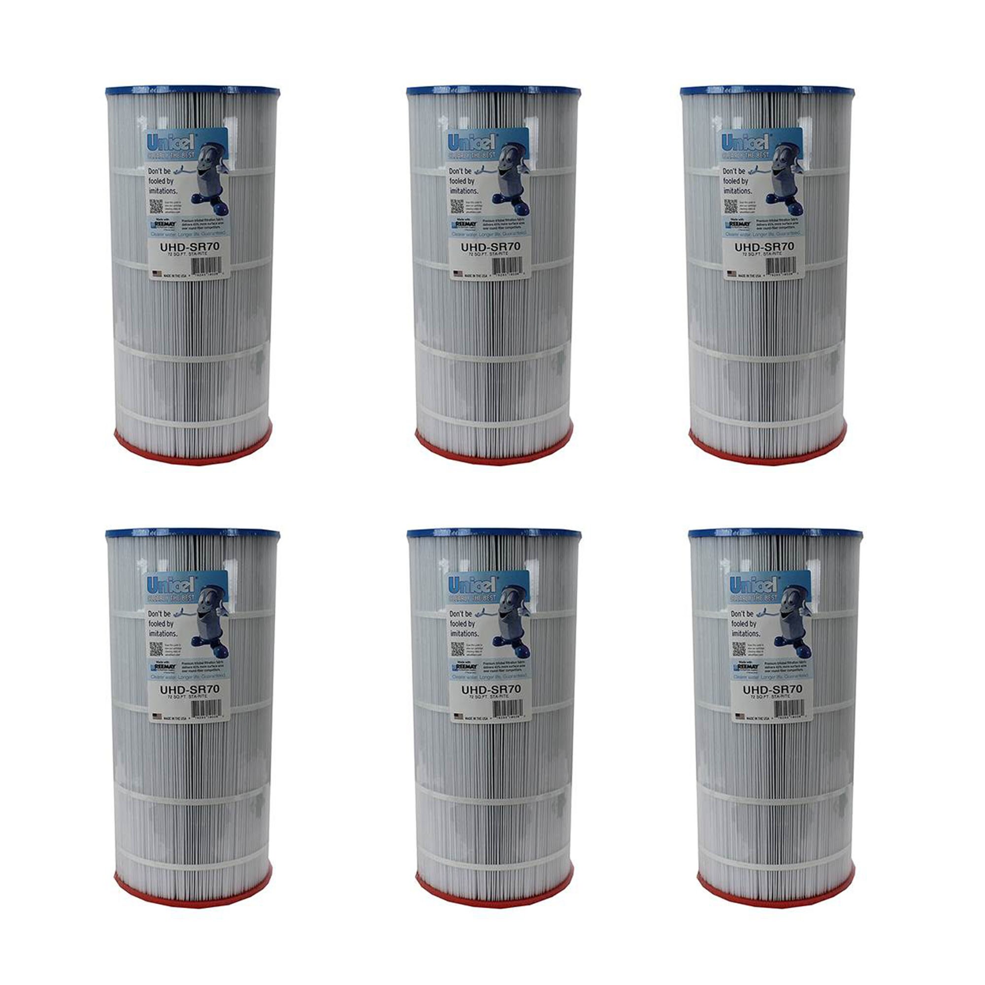Unicel 75260 Sta-Rite 70-sq ft Polyester Pool Filter Cartridge (6-Pack)