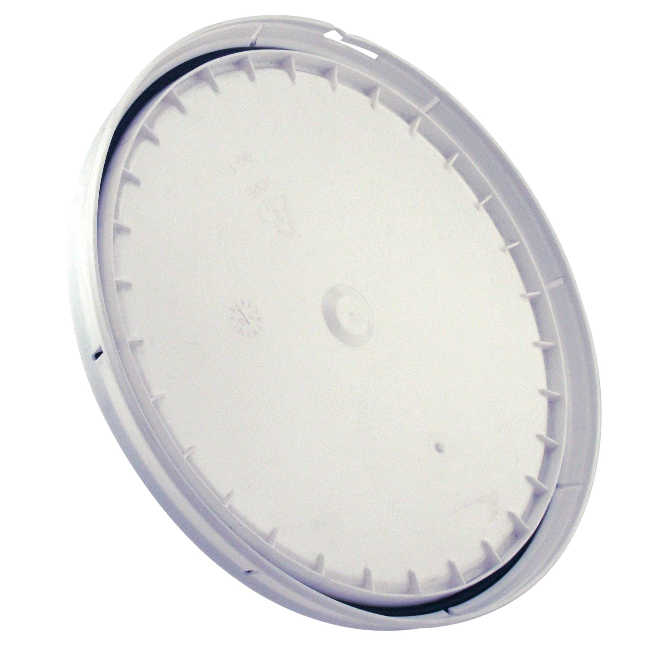 5 Gallon White Plastic Bucket Lid