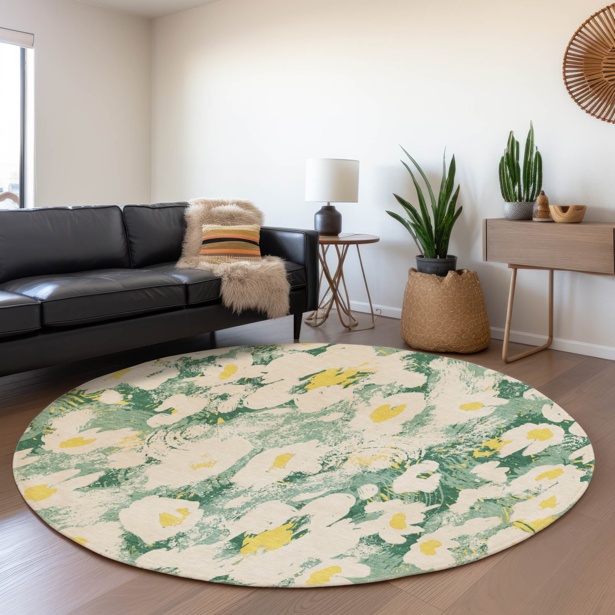 Addison Rugs AMF551YE30X46 Mayfield AMF551YE 2 x 3 (ft) Loomed Polyester Yellow Rectangular Indoor Geometric Machine washable Area rug
