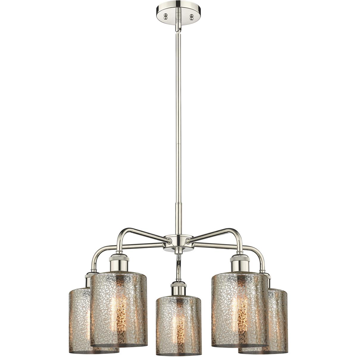 Innovations Lighting -  516-5CR-PN-G116 Cobbleskill Chandelier Polished Nickel
