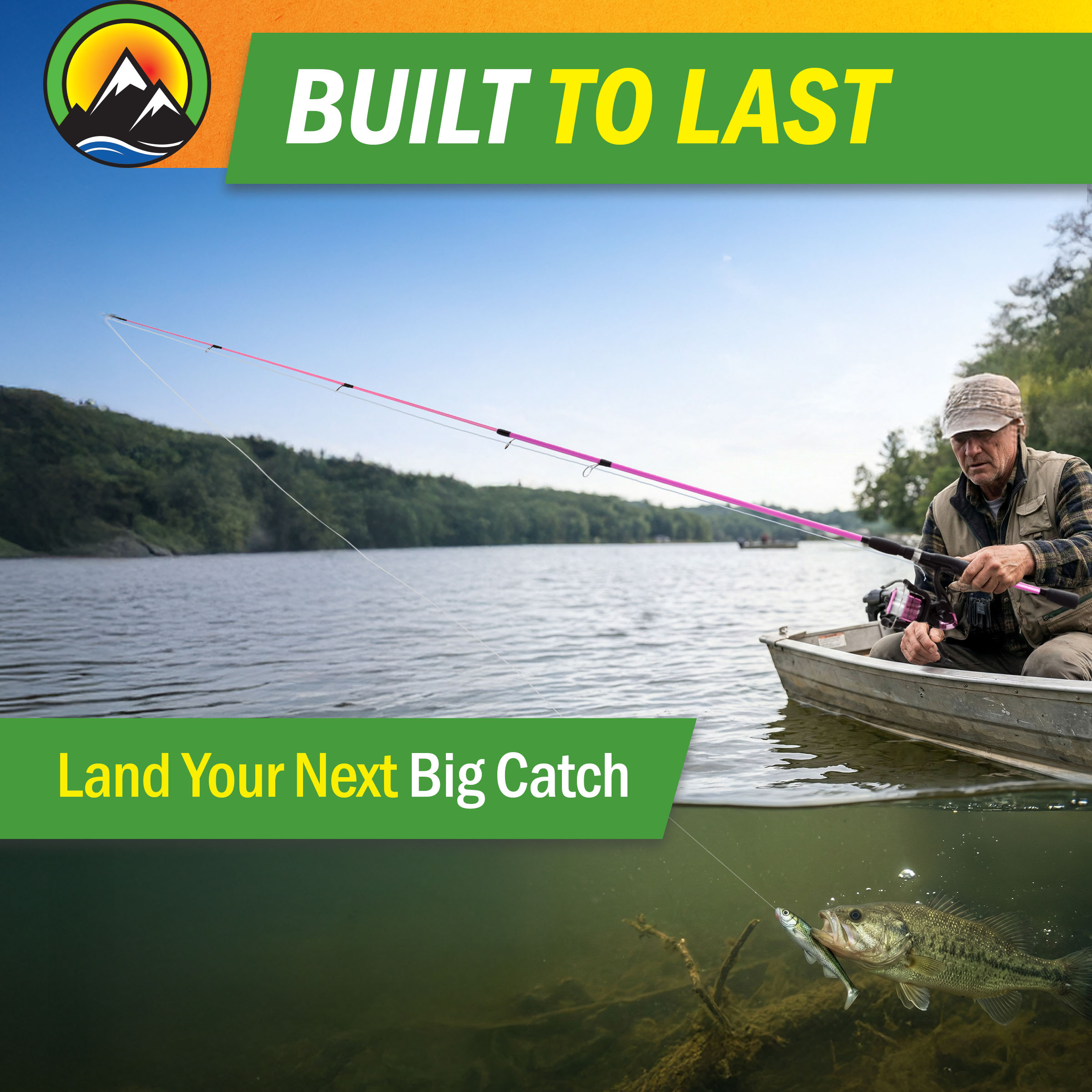 Leisure Sports Fishing Polyethylene Fishing Rod 892818FUS at Lowes.com