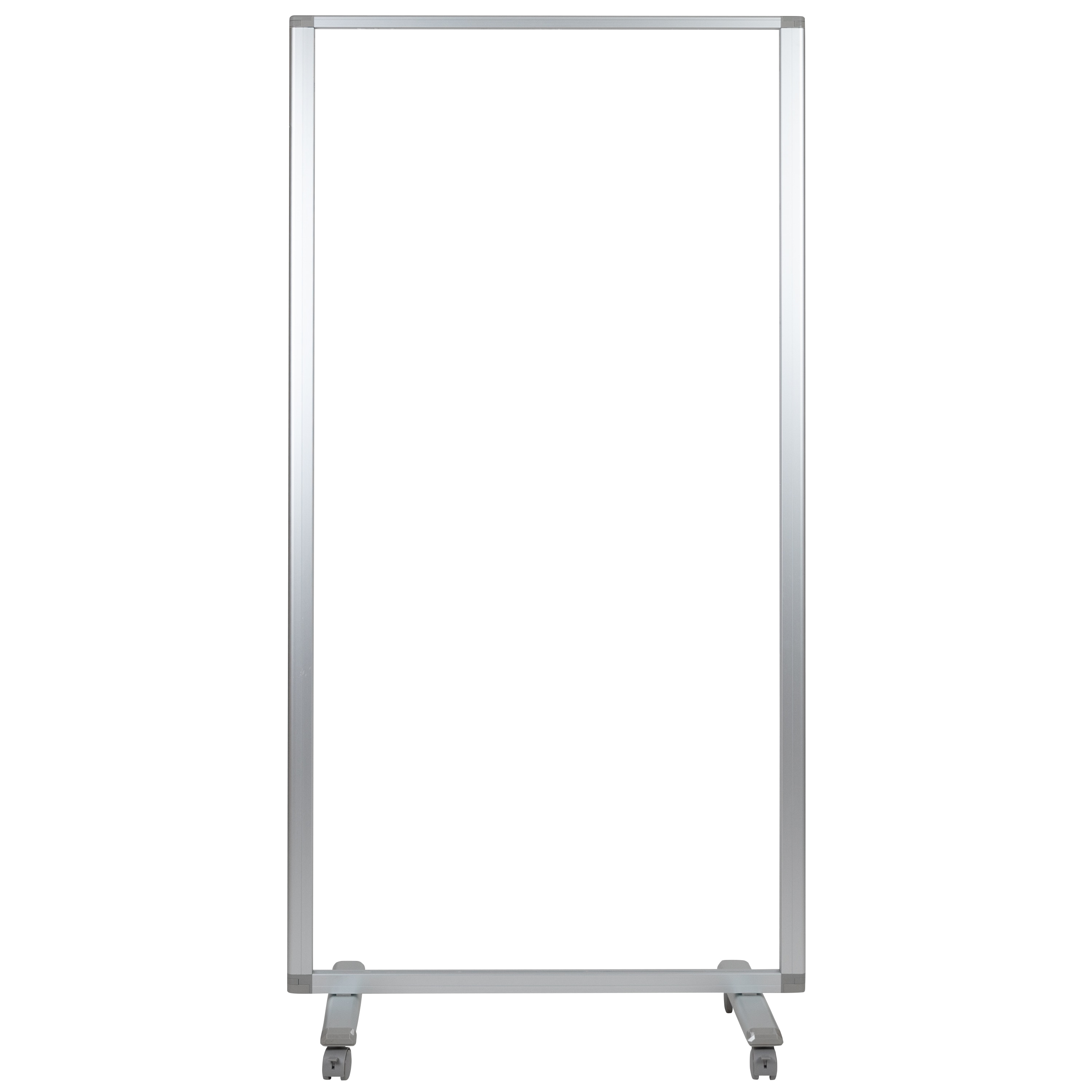 Flash Furniture 1-Panel Clear Polypropylene Contemporary/Modern Style ...