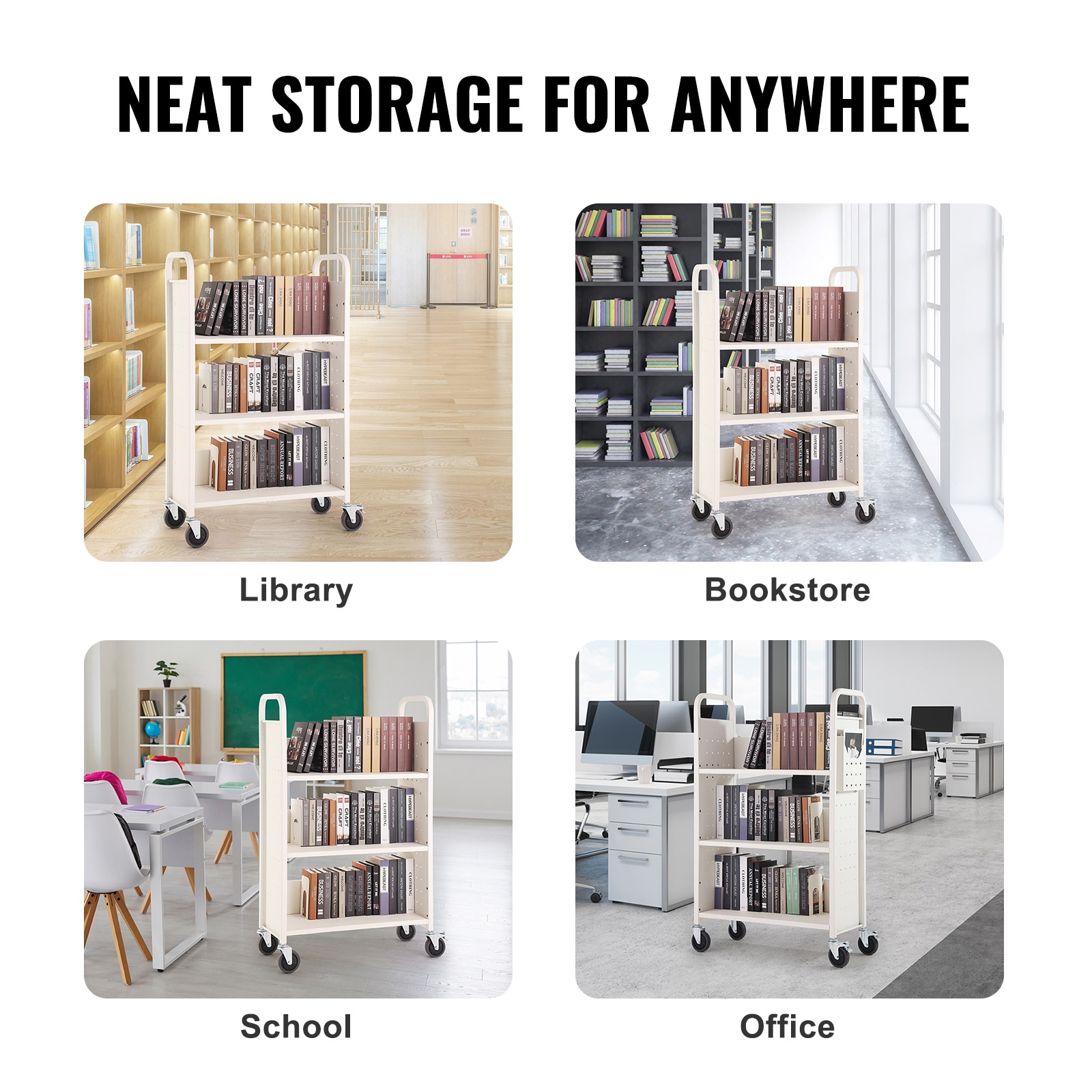 VEVOR LXTSGTCBS330RWI6JV0 bookcases - View #9