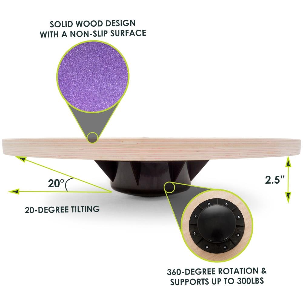 ProsourceFit PS1087WBBPURPLE Balance-Exercise-Platforms - View #3