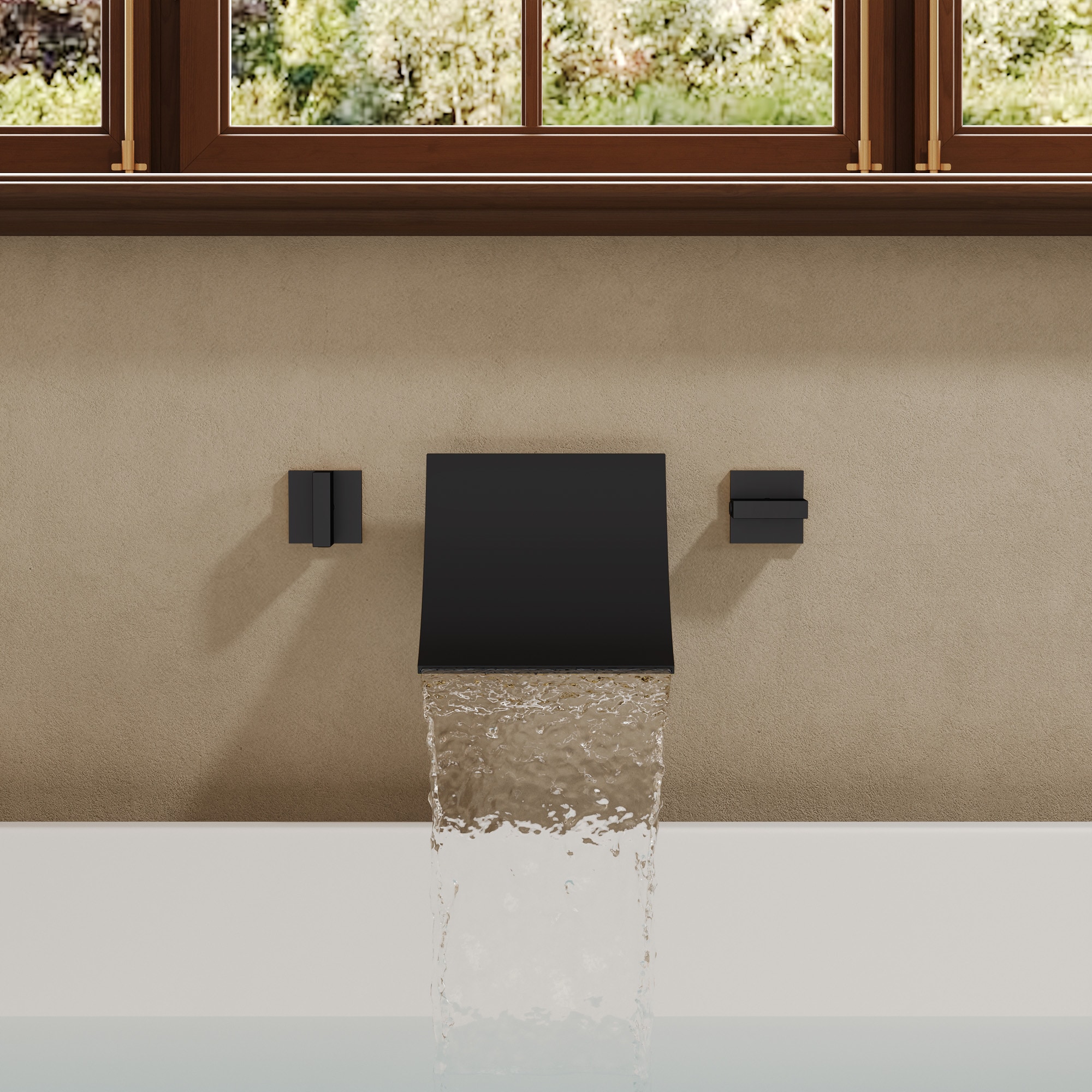 GRANDJOY FL23671-BN Roman-Tub-Faucets - View #2