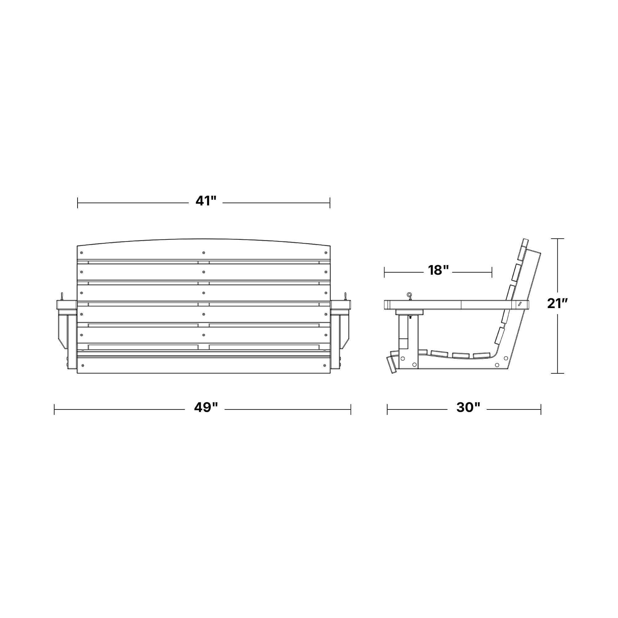 Wildridge LCC-202-CR Swing-Gliders - View #4