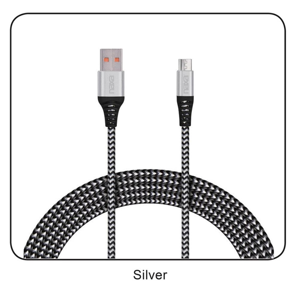 Naxa 849104654M 3-ft Aluminum Audio Cable