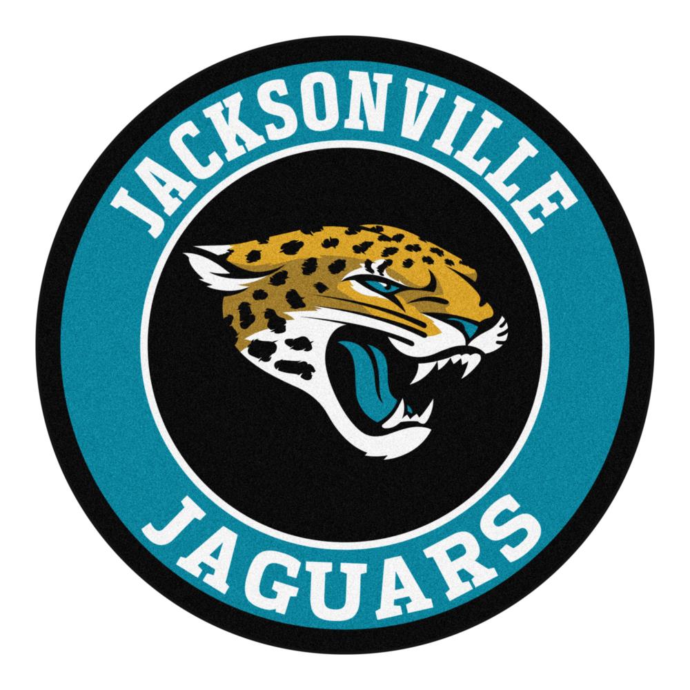 NFL Round Distressed Sign: Jacksonville Jaguars