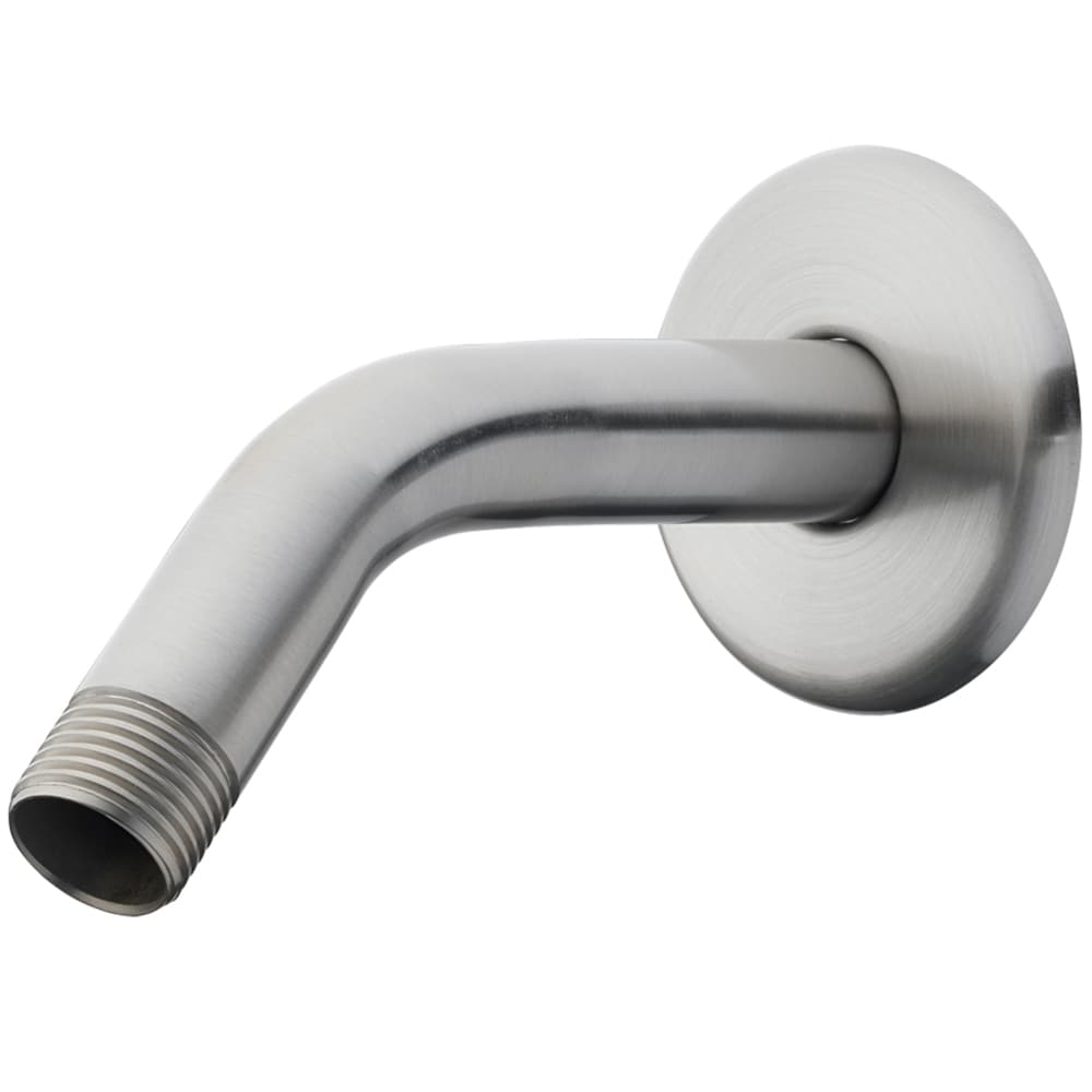Signature Hardware 231894 12 Wall Mounted Standard Shower Arm and Flange - Brushed Nickel