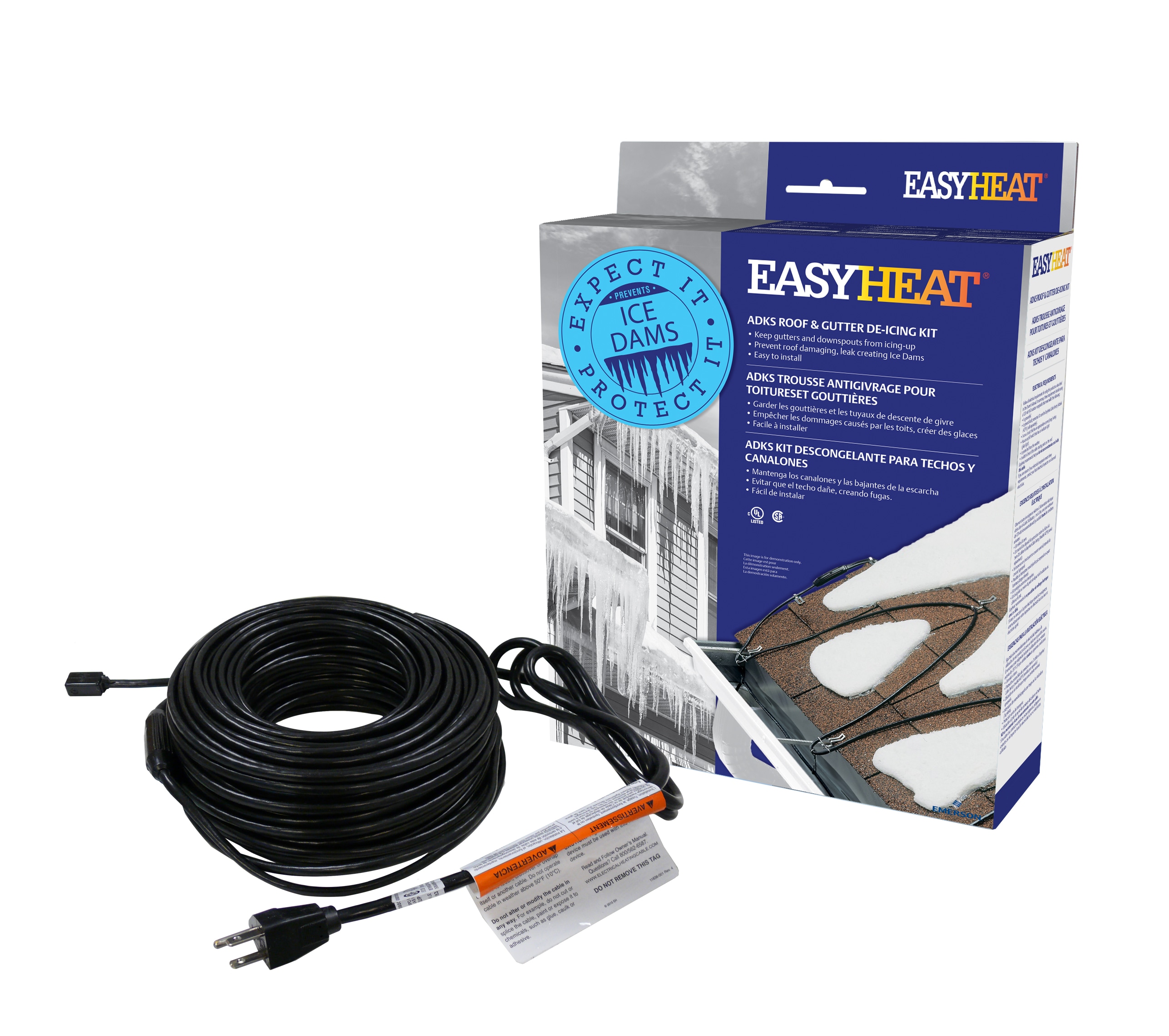 Easy Heat Heating Cable Pipe 60ft AHB-160
