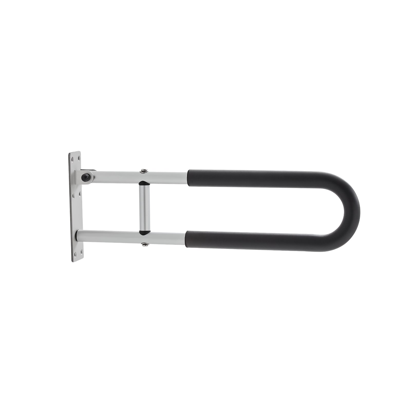 GIVIMO Toilet Safety Rail 23.8-in U-Shaped Grab Bar 300-lb Foldable Senior Safety Pole with Anti-Slip Handle for Elderly Disabled Pregnant Bathroom #LW108GIVSS3689