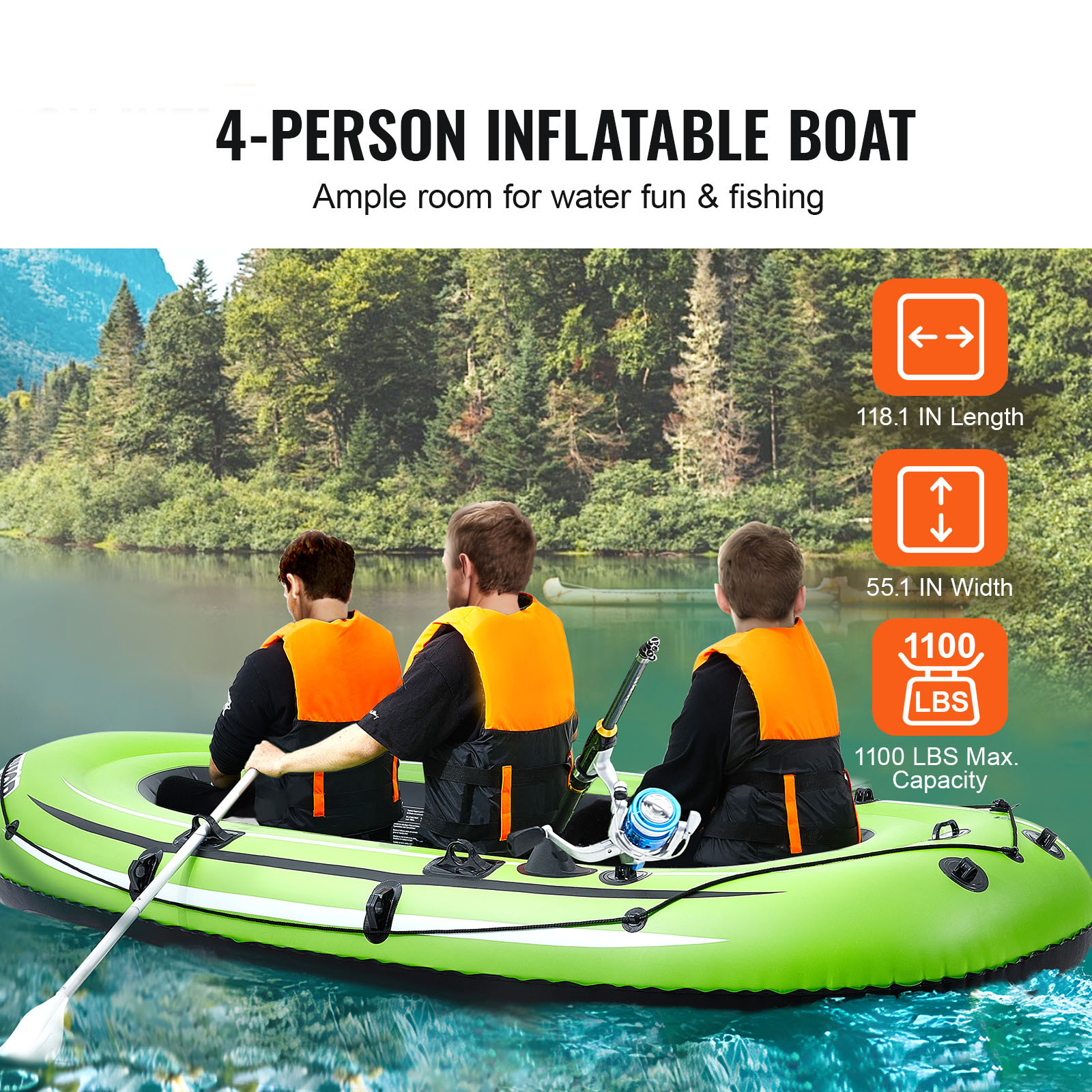 VEVOR YCK4RK00000087X5RV0 Paddle-Boats - View #3