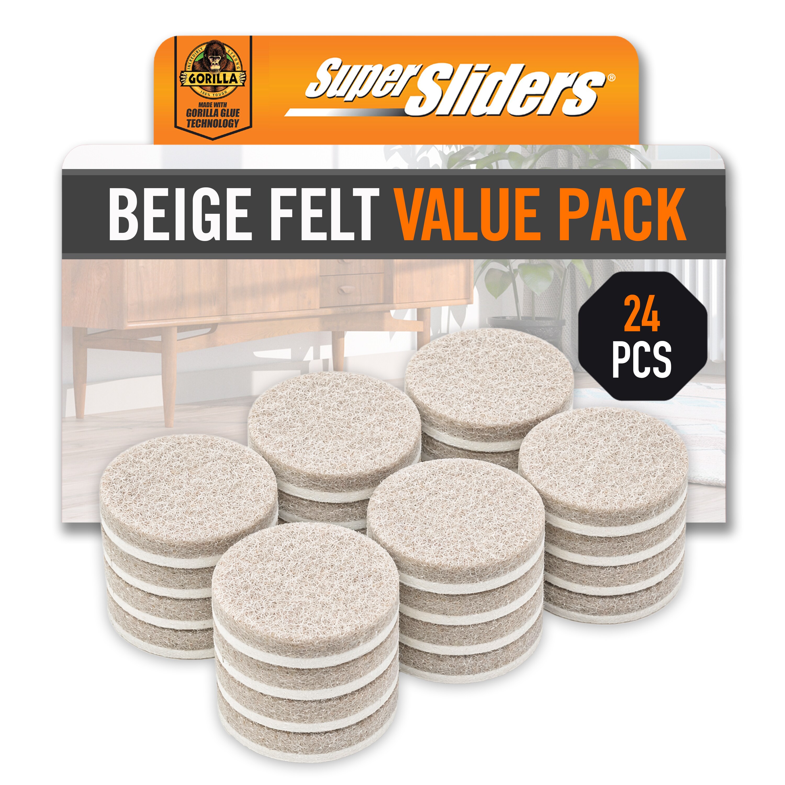 Super Sliders 4718324BG Felt-Pads - Thumbnail View #2