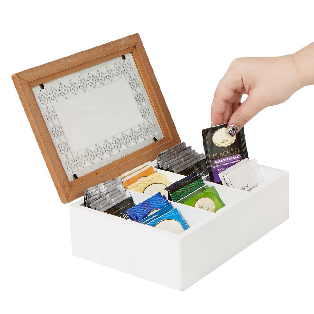 Mind Reader TEACHEST-BRN Coffee-Beverage-Organizers - View #3