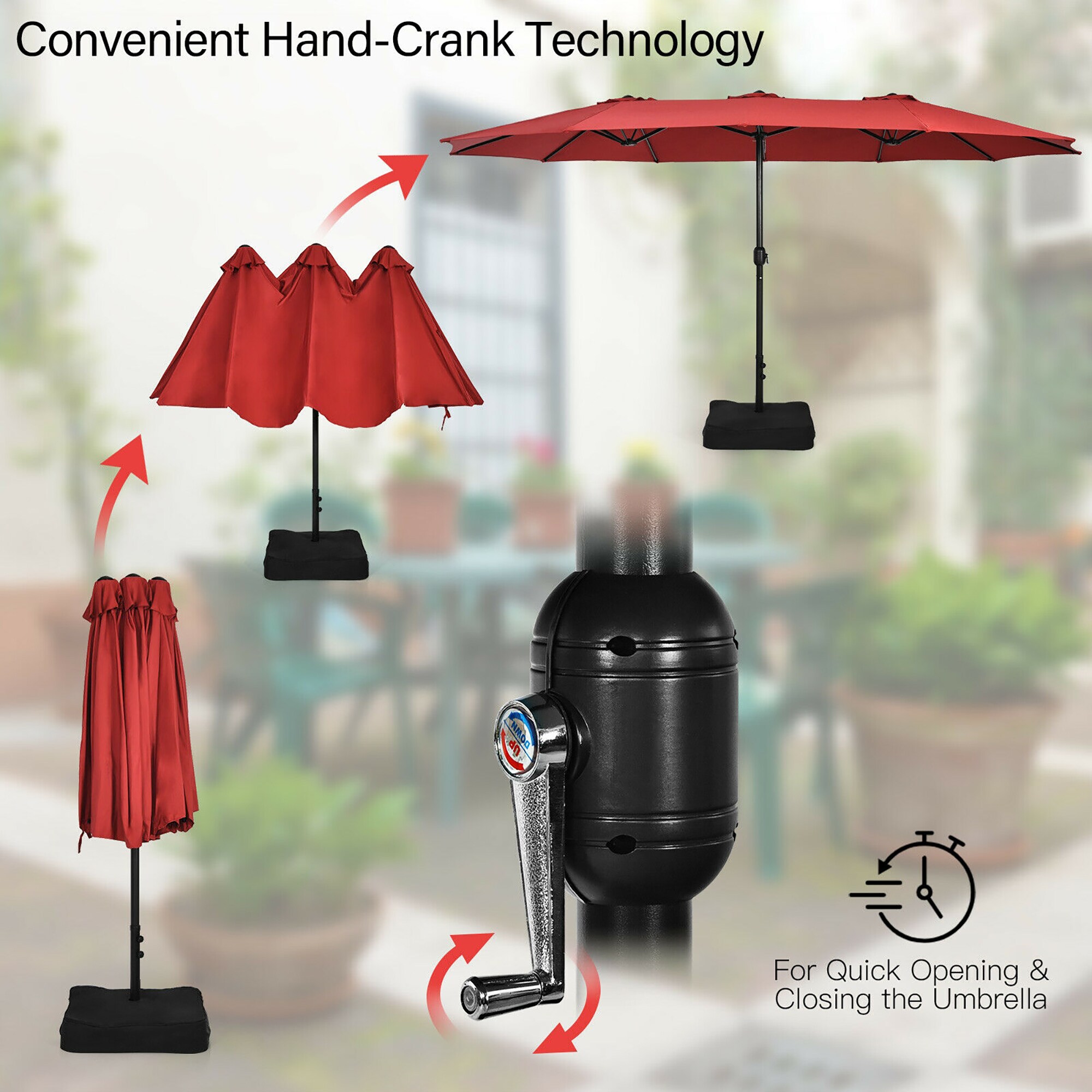 CASAINC FM-002RD Umbrellas-2 - View #9
