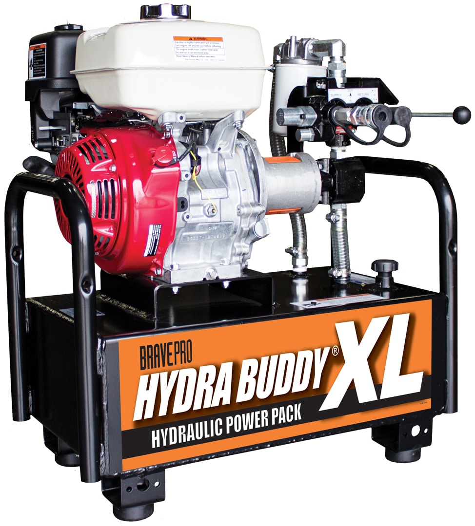 Hydraulic Power Pack 1,500 Psi 7-GPM Recoil Start Honda Gx270 Stainless Steel | - BRAVE HBHXL16GX