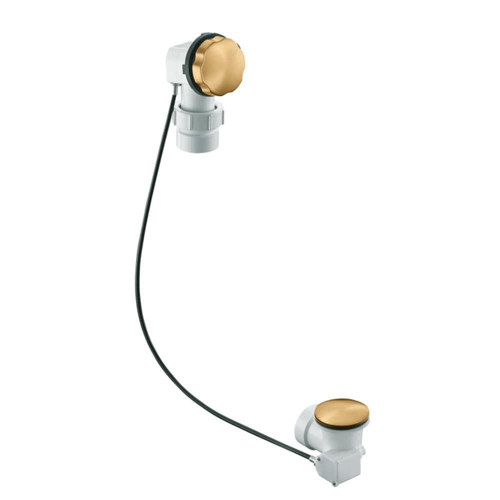 KOHLER 7214-BV Vibrant Brushed Bronze Clearflo Vibrant Brushed Bronze Cable drive Drain with Brass
