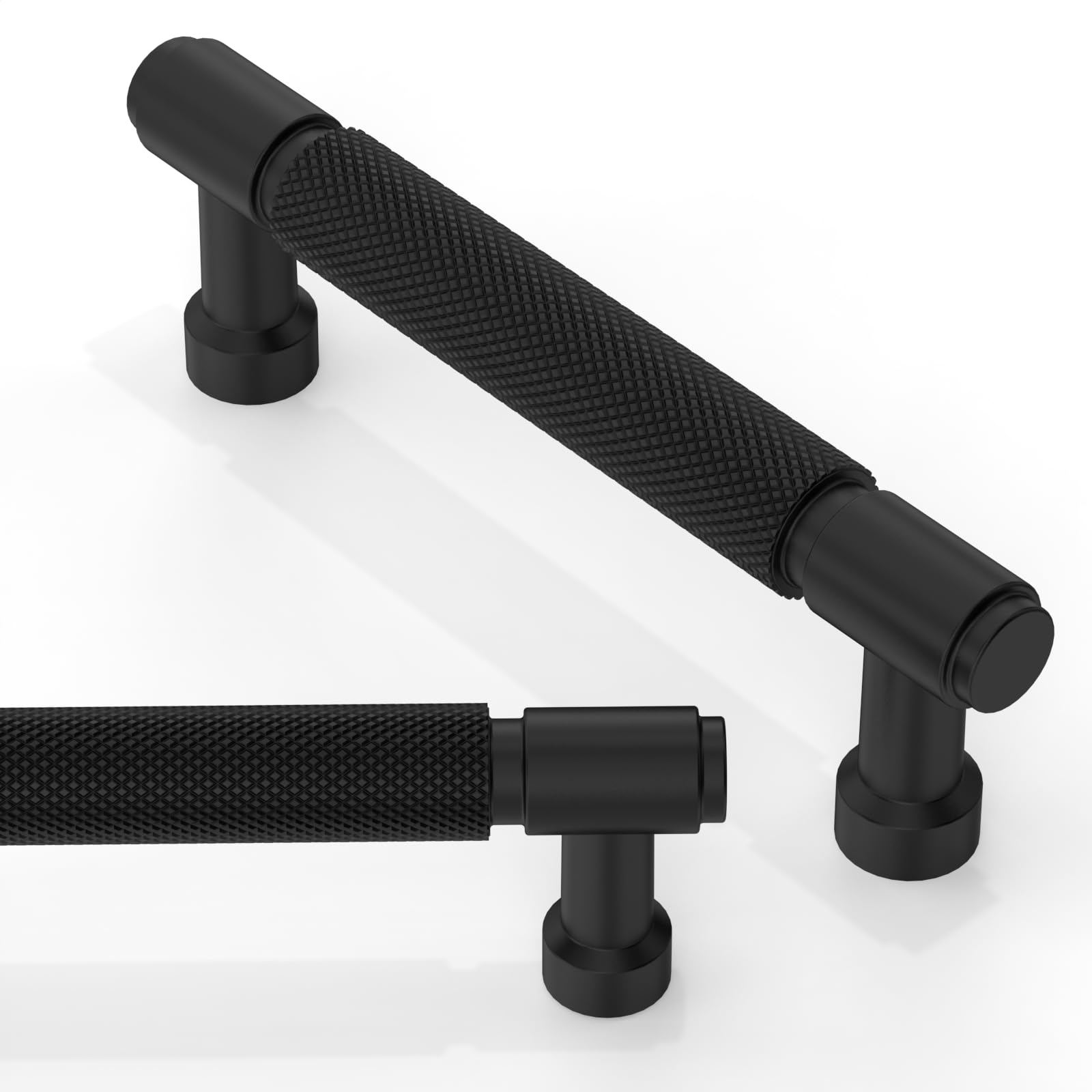 YGCTFX Knurled Cabinet Pulls Kitchen Drawer Handles Hardware (10 Pack)