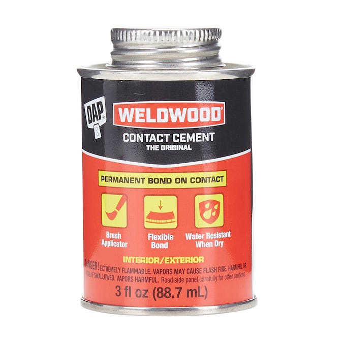 Dap Weldwood 3 Fl Oz Liquid Contact, Contact Cement For Laminate Countertops