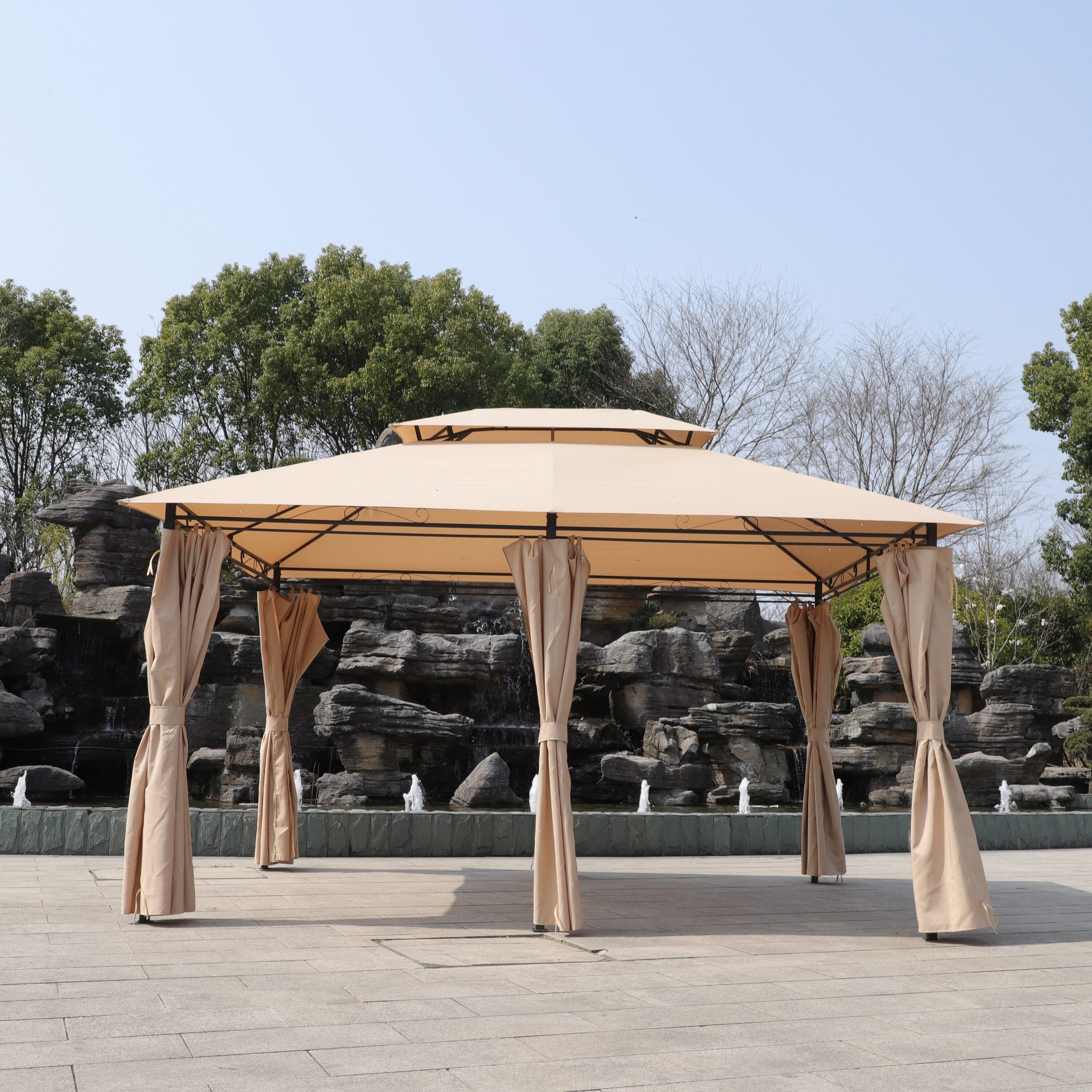 CASAINC CA015G-A Wood-Resin-Gazebos - View #14