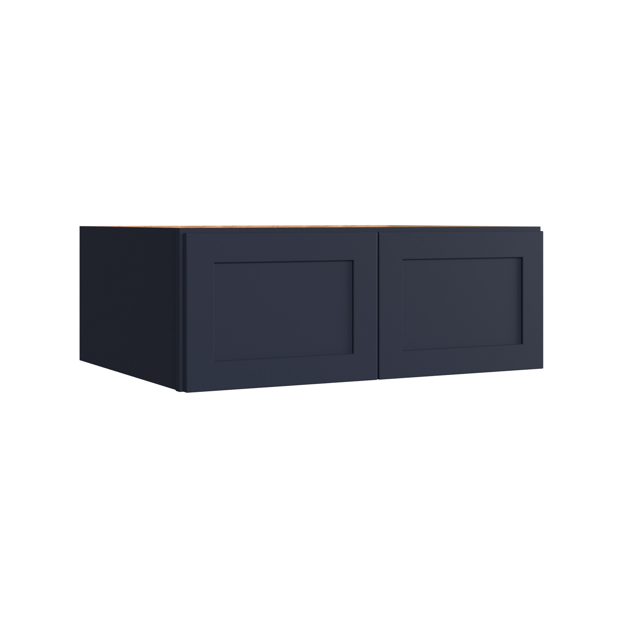 KraftMaid Momentum WR3312G77 Deveron 33-in W x 12-in H x 24-in D Midnight Wall Fully assembled Plywood Cabinet (Recessed Panel Shaker)