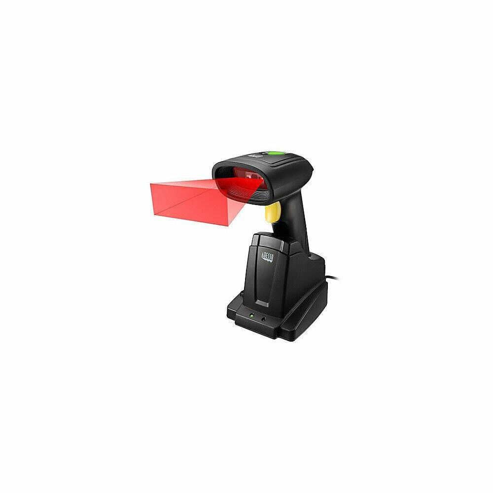  ZX9SYBA18317 2.4 GHz RF Wireless 2D and 1D Barcode Scanner, Black