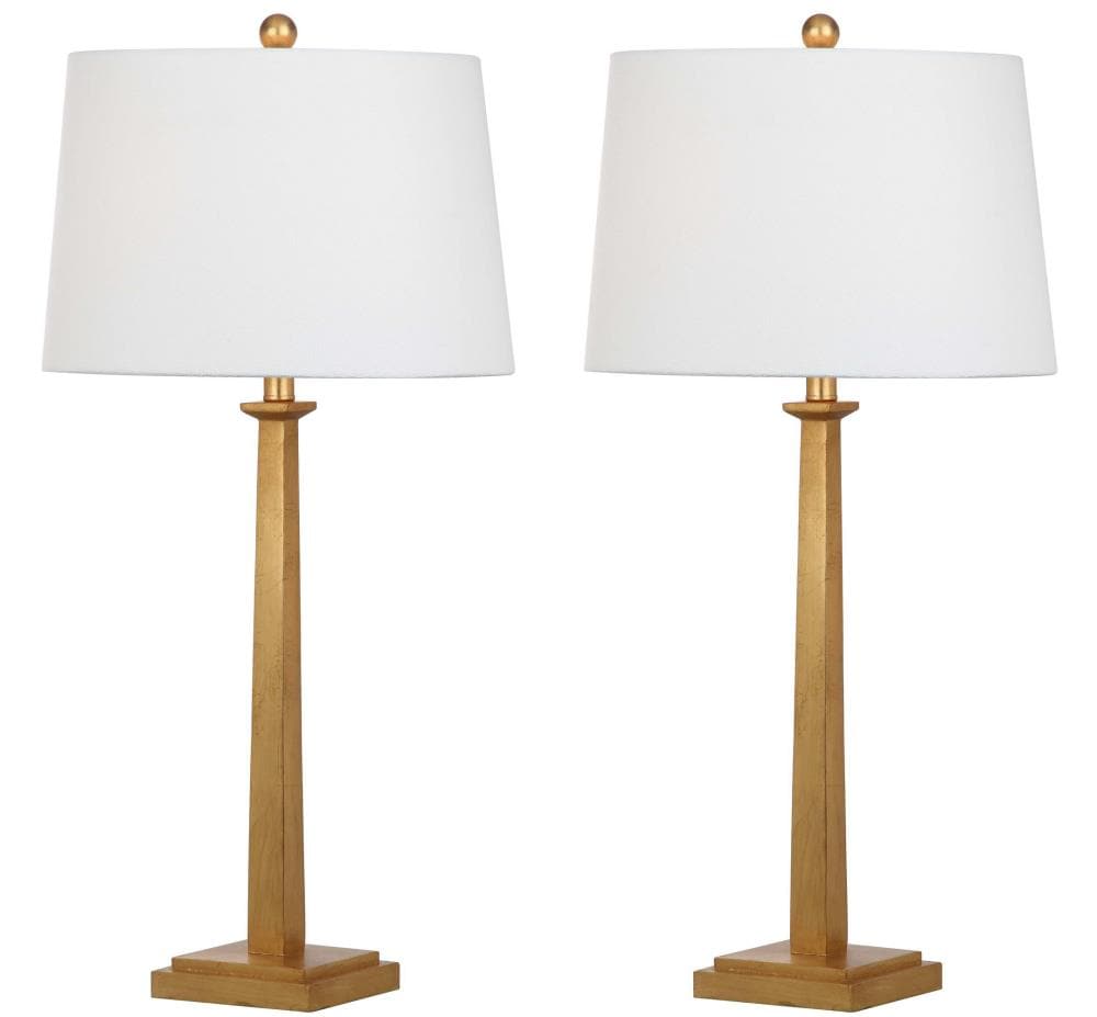 Andino 31 5 In H Gold Table Lamp, Malaga 29 H Silver Table Lamp Silver Safavieh