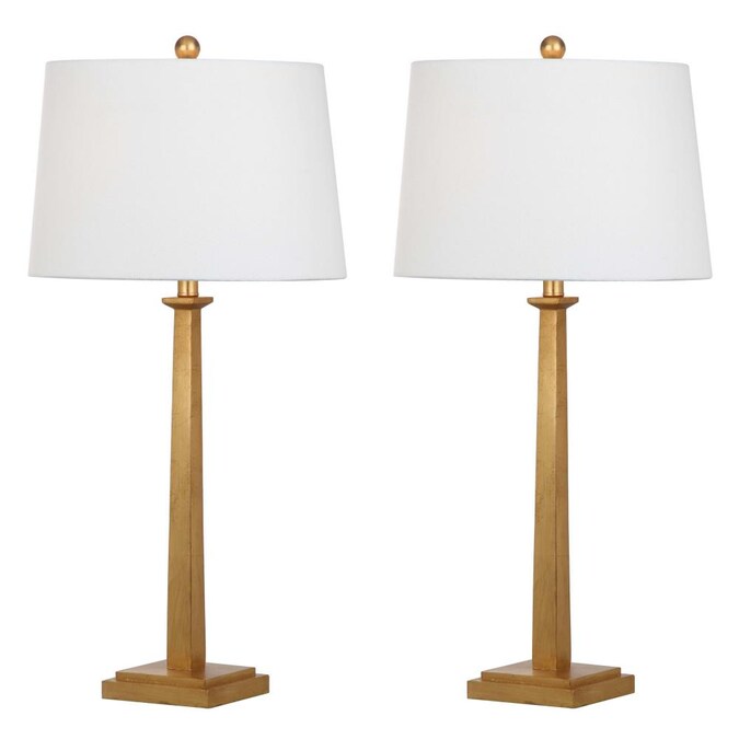 Andino 31 5 In H Gold Table Lamp, Gold Floor And Table Lamp Sets