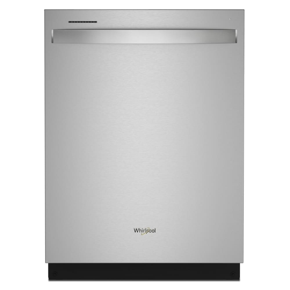 Whirlpool Eco Series Extra Large Capacity 24-in Top Control Built-In Dishwasher With Third Rack (Fingerprint Resistant Stainless Steel), 47-dBA Very Quiet Sound Level