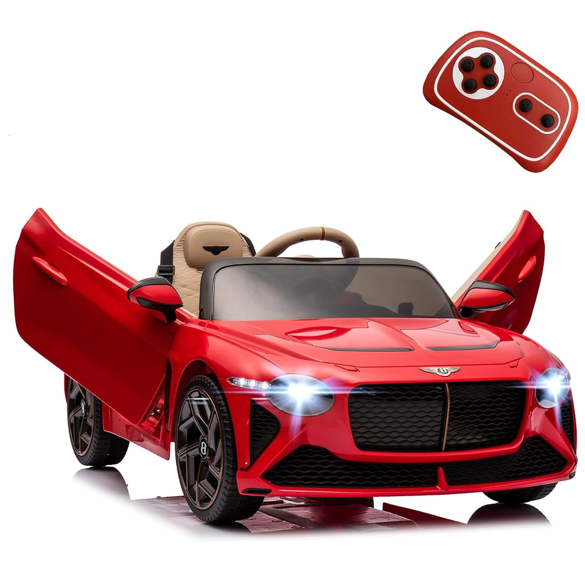 Gaierptone YYLA8QOGTU4 42.52-in Red 12-volt Toy Car (Battery Charger Included)