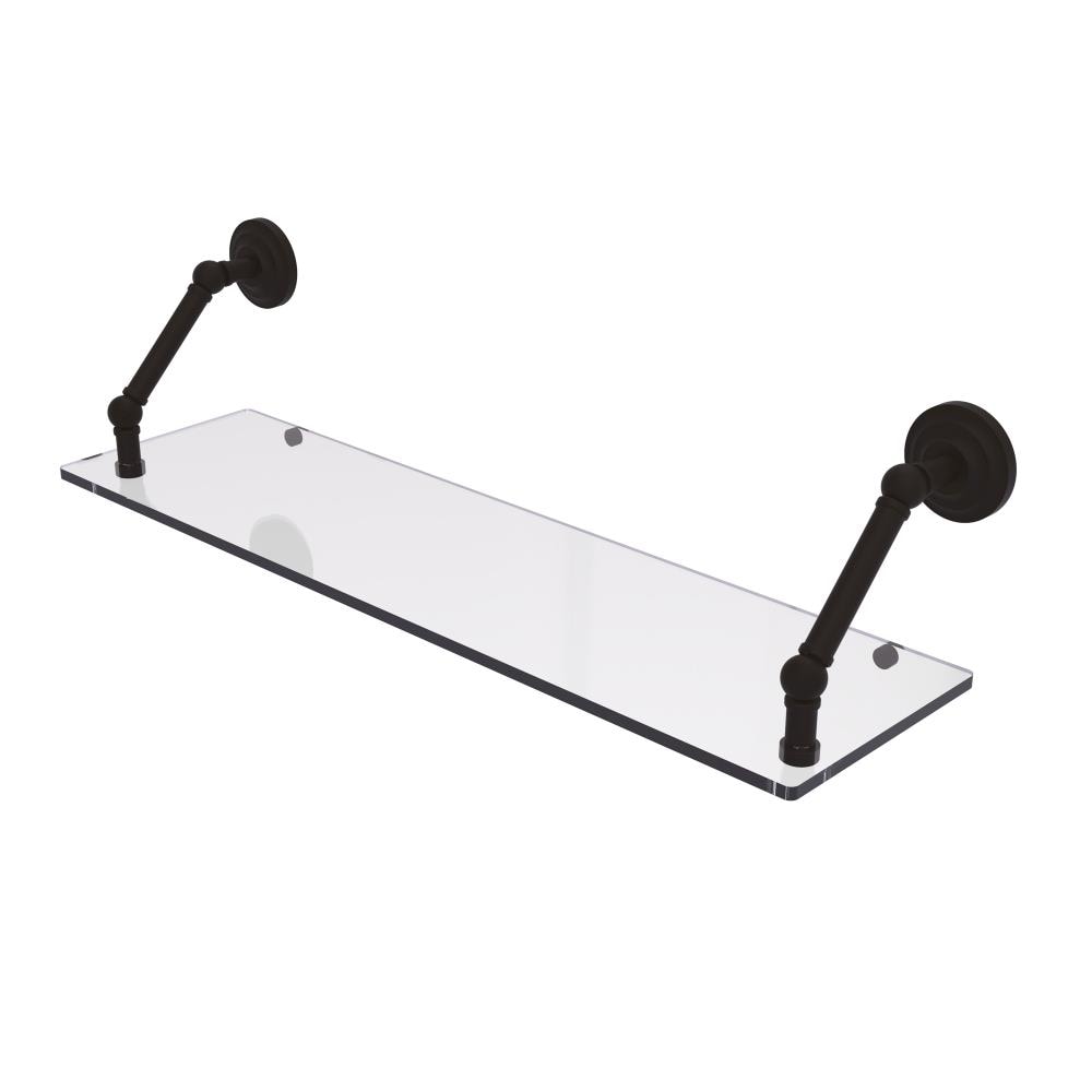 Allied Brass PQN-1-30-ORB Prestige Que New Oil-rubbed Bronze Wall mount Bathroom Shelf ( 30-in x 8-in x 8-in )