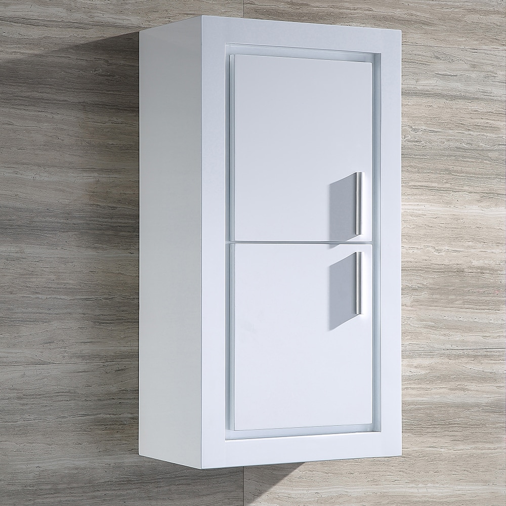 Fresca FST8140WH Bathroom-Wall-Cabinets - View #2