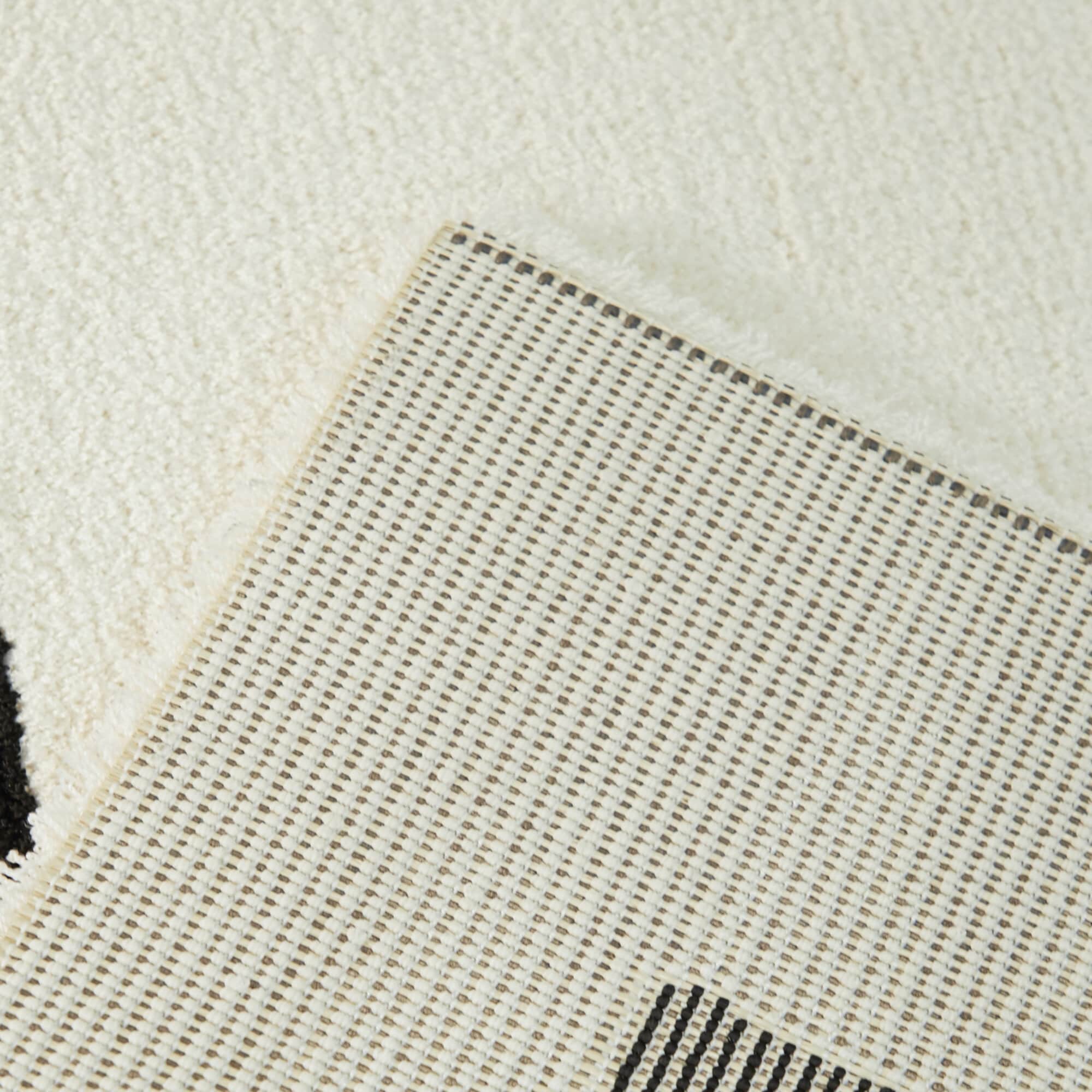 Velvety Abstract Shag Area Rug 8' x 10' in Timeless Colors