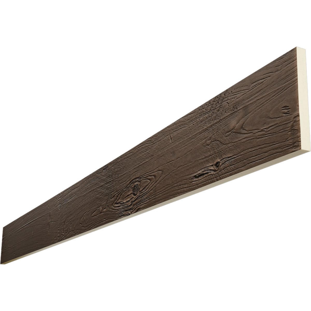 Ekena Millwork 1701325 1-in x 4-in x 6-ft Aged Finished Urethane I-Shaped Decorative Beam