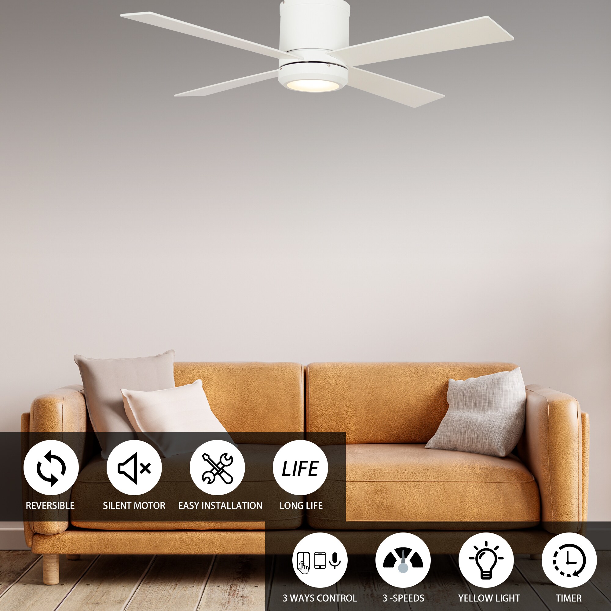 CARRO USA LWGS-524G-L12-W1-1FM Ceiling-Fans - View #5