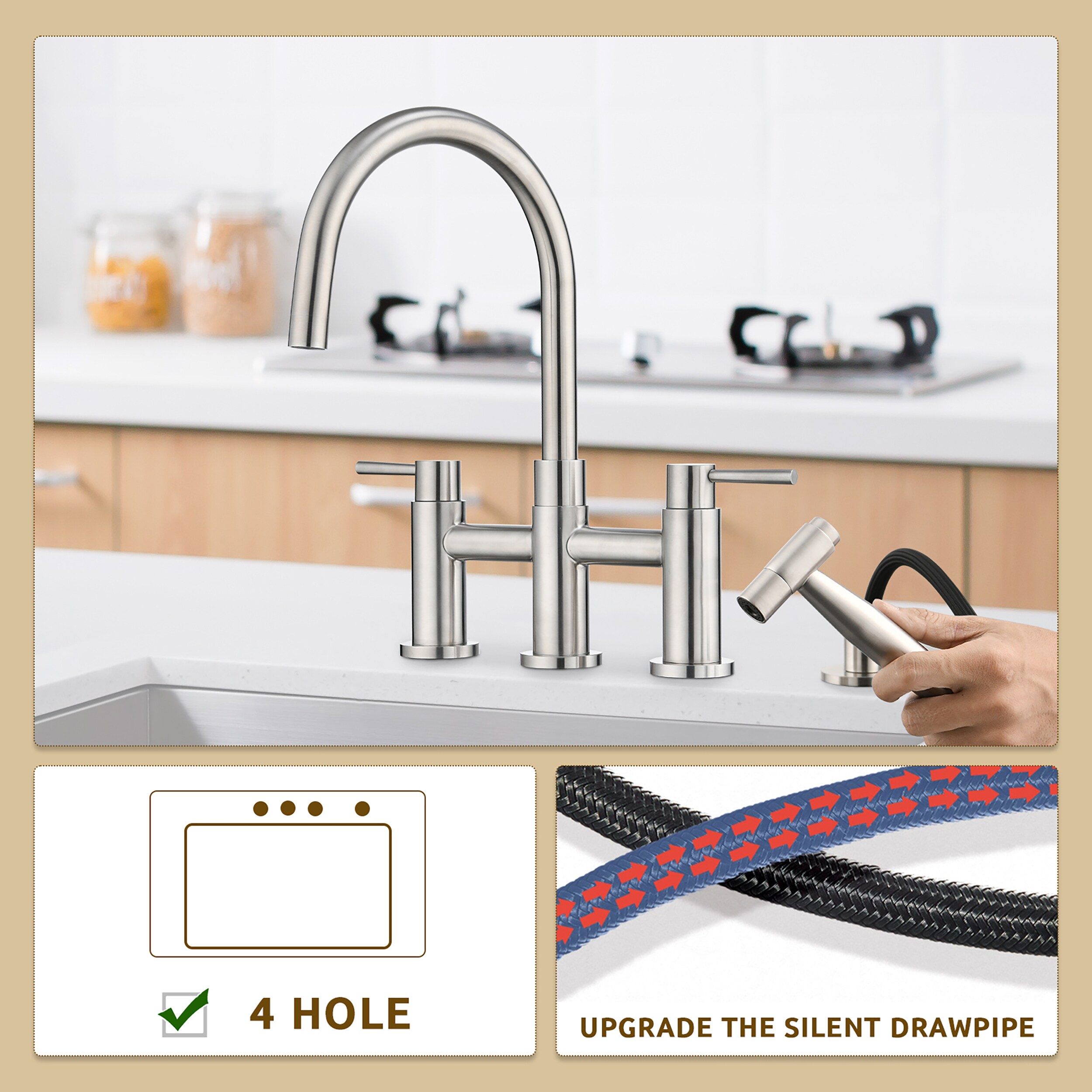 CASAINC CASA02GP14NS Kitchen-Faucets - View #11