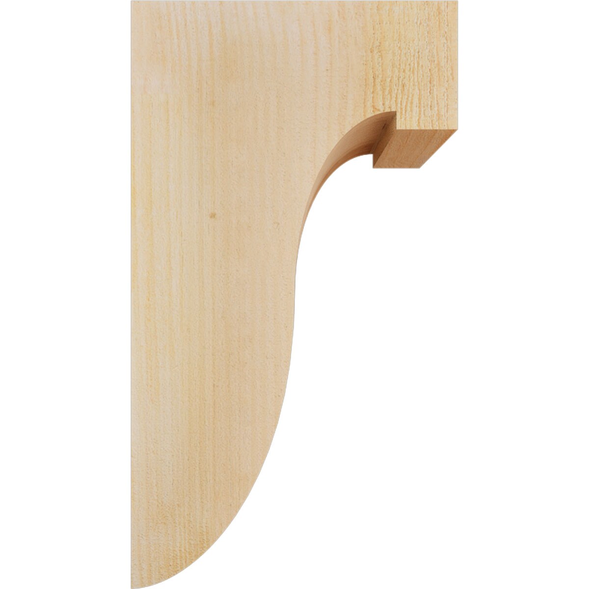 Ekena Millwork COR06X10X18DEL00RDF corbels - View #3